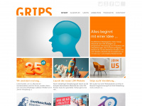 grips-design.de Webseite Vorschau