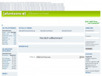 plantzone.net Webseite Vorschau