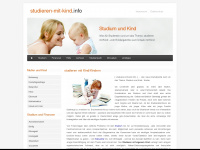 studieren-mit-kind.info Webseite Vorschau