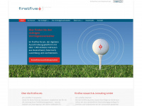 firstfive.com Webseite Vorschau