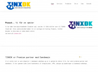 tinx.dk Webseite Vorschau
