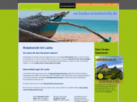 sri-lanka-reisebericht.de Webseite Vorschau