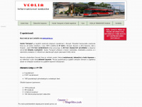 veolia-transport.cz Webseite Vorschau