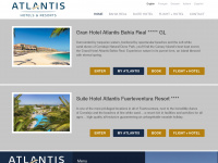 atlantishotels.com Webseite Vorschau