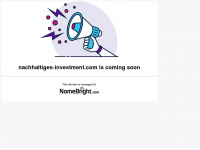 nachhaltiges-investment.com Webseite Vorschau