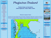 magisches-thailand.de Webseite Vorschau
