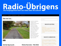 radio-uebrigens.de Webseite Vorschau