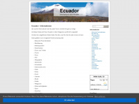 Ecuador-informationen.de