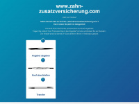 zahn-zusatzversicherung.com Webseite Vorschau