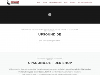 upsound.de Webseite Vorschau