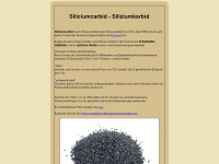 siliciumcarbid.com Webseite Vorschau
