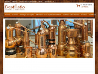 destillatio.eu Webseite Vorschau