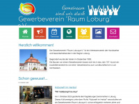 gewerbeverein-loburg.de Webseite Vorschau