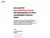 pms-werbeagentur.de Webseite Vorschau