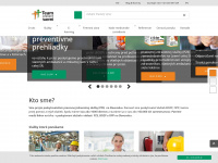 team-prevent.sk Webseite Vorschau