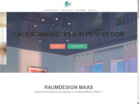 raumdesign-maas.de Webseite Vorschau