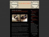 thaikatzen.wordpress.com Webseite Vorschau
