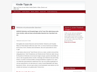 kindle-tipps.de Webseite Vorschau
