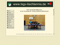 tsgv-tischtennis.de Webseite Vorschau