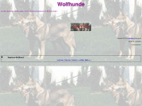 wolfhunde.de Webseite Vorschau
