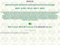 msho.de Webseite Vorschau