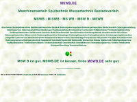 mswb.de Webseite Vorschau