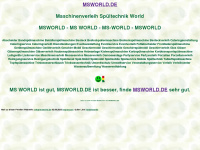 msworld.de Webseite Vorschau