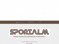 sportalm-soelden.at Webseite Vorschau