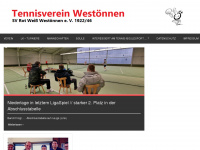 westoennen-tennis.de Webseite Vorschau