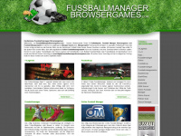 fussballmanagerbrowsergames.com Webseite Vorschau