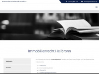 immobilienrecht-heilbronn.de Webseite Vorschau