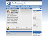 lasikverzeichnis.de Webseite Vorschau