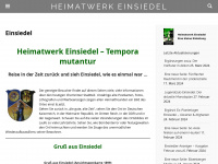 heimatwerk-einsiedel.de Webseite Vorschau