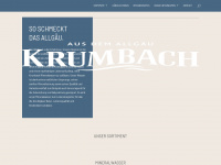 krumbach-mineralwasser.de Webseite Vorschau