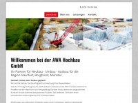 awa-hochbau.de Webseite Vorschau