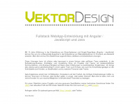 vektordesign.de Webseite Vorschau
