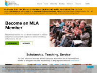 mla.org Webseite Vorschau