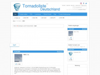 tornadoliste.de Webseite Vorschau