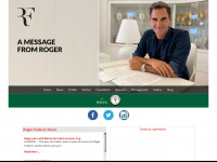 rogerfederer.com Webseite Vorschau