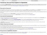 fotoservice-test.de Webseite Vorschau