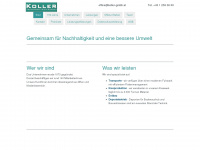 koller-gmbh.at Webseite Vorschau