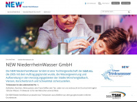 niederrheinwasser.de Webseite Vorschau
