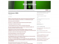 bluearchive.wordpress.com Webseite Vorschau