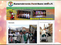 karnevalsverein-sacro.de Webseite Vorschau
