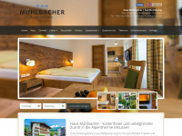 haus-muehlbacher.com Webseite Vorschau