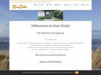 haus-thekla-langeoog.de Webseite Vorschau