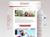 sigun.de Webseite Vorschau
