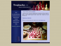 trojsachy.cz Webseite Vorschau