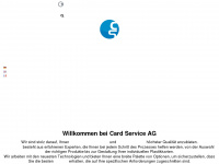 cardservice.ch Webseite Vorschau