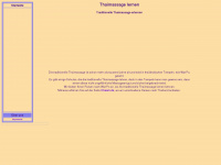 thaimassage-lernen.de Webseite Vorschau